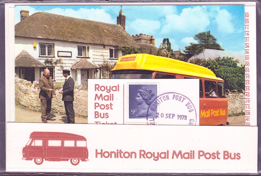 (image for) 1978 Honiton Royal Mail Post Bus Presentation Pack